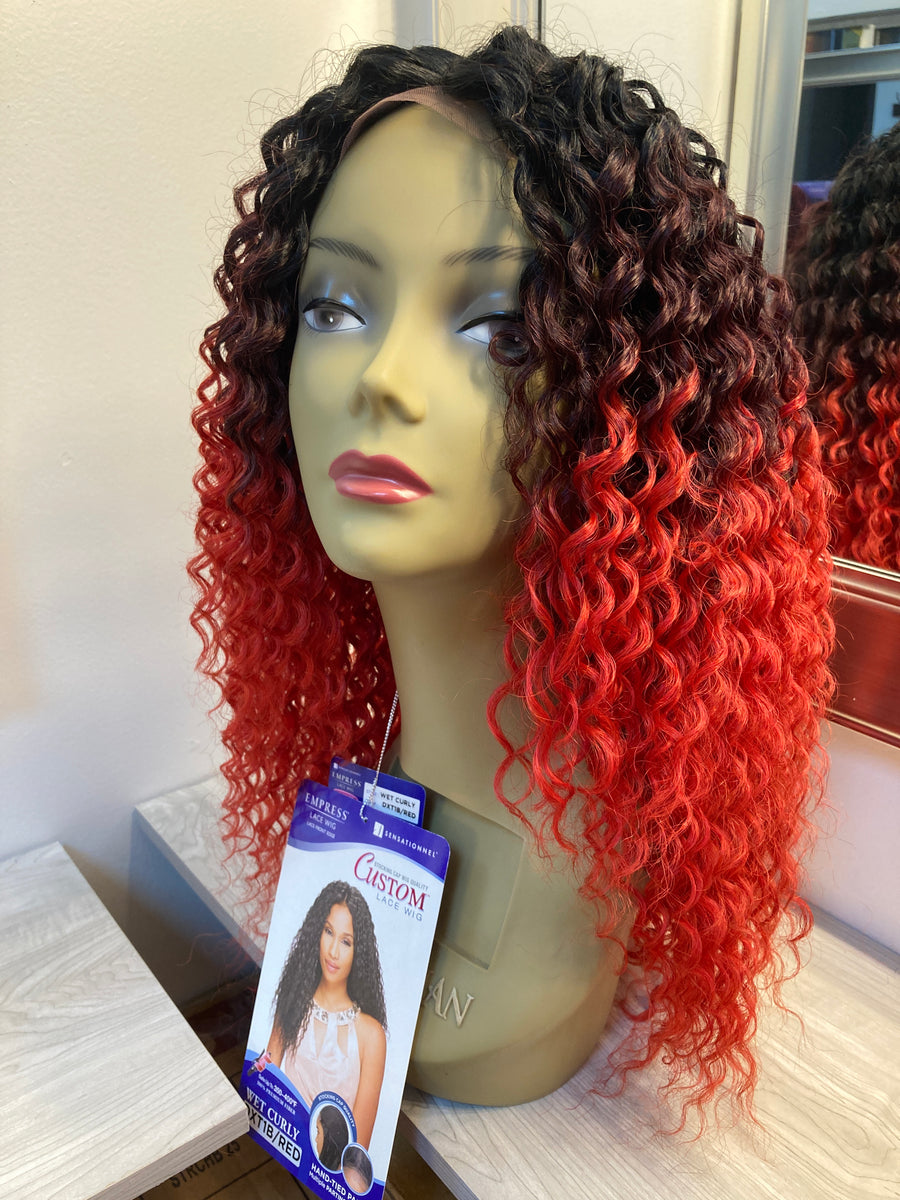 Wet Curly Custom Lace Wig