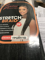 Spetra Easy Braid 25" (multiple colors) | CCK Beauty Supply | TPGRY/1B