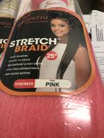 Spetra Easy Braid 25" (multiple colors) | CCK Beauty Supply | Pink