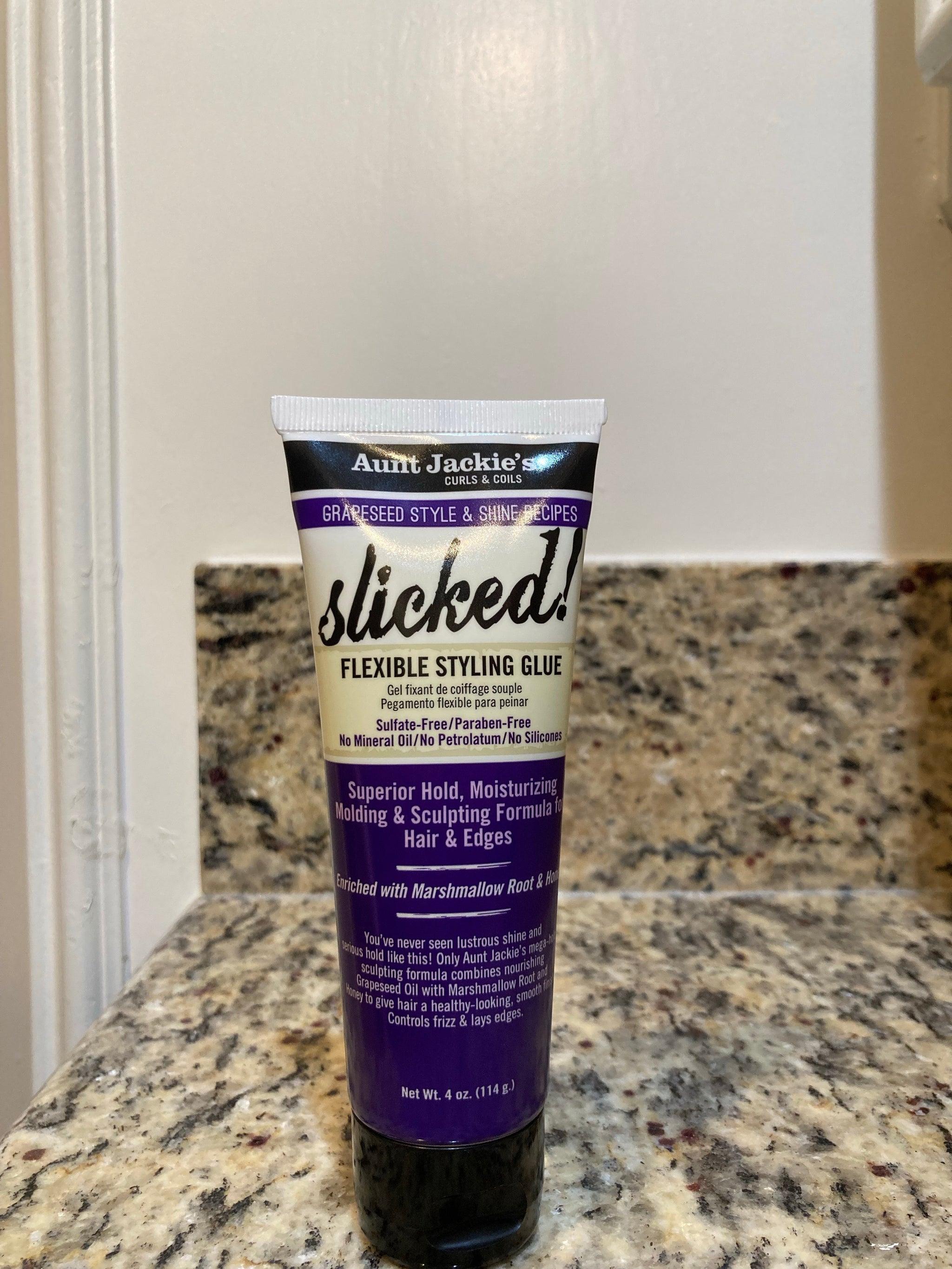 Aunt Jackie's Slicked! Flexible Styling Glue – CCK Beauty Supply