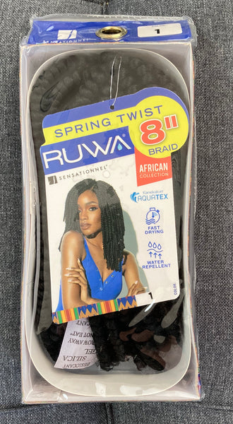 Ruwa Spring Twist Braid 8”