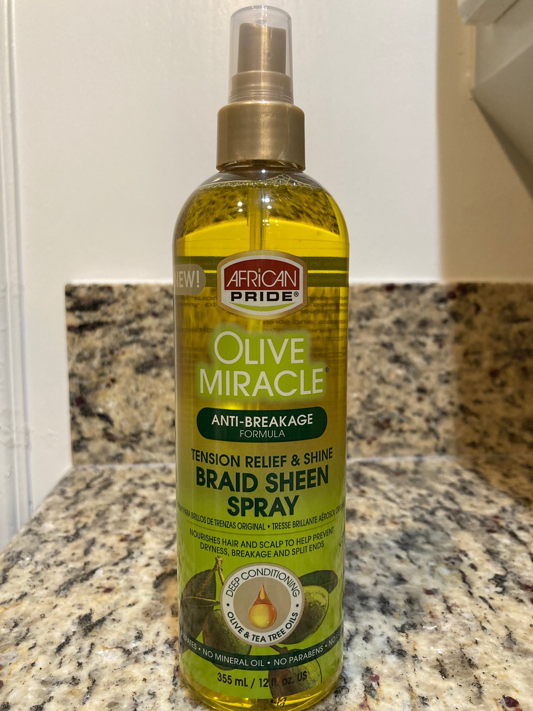 ミスパリ SC FLエマルジョン <100g> African Pride Olive Miracle Braid Sheen Spray – CCK Beauty Supply