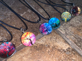 Glass Tree of life Necklace